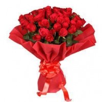 15 Red Roses Flowers Bouquet